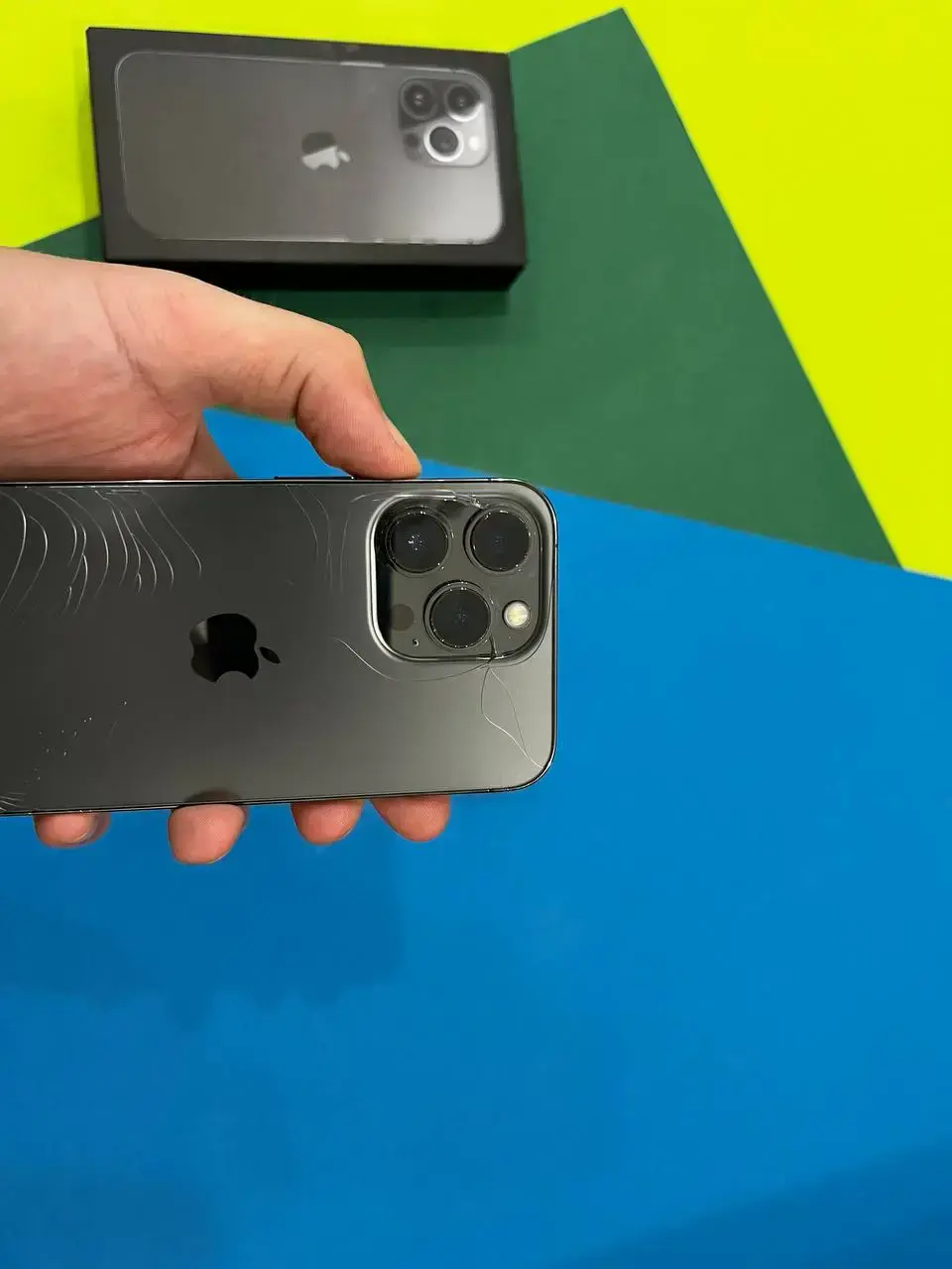 📲USED Apple iPhone 13 Pro 512GB Graphite (MLU13, MLVH3),🔋88% (Стан - 6.5/10, Комплект - повний | гарантія - 1 міс.)