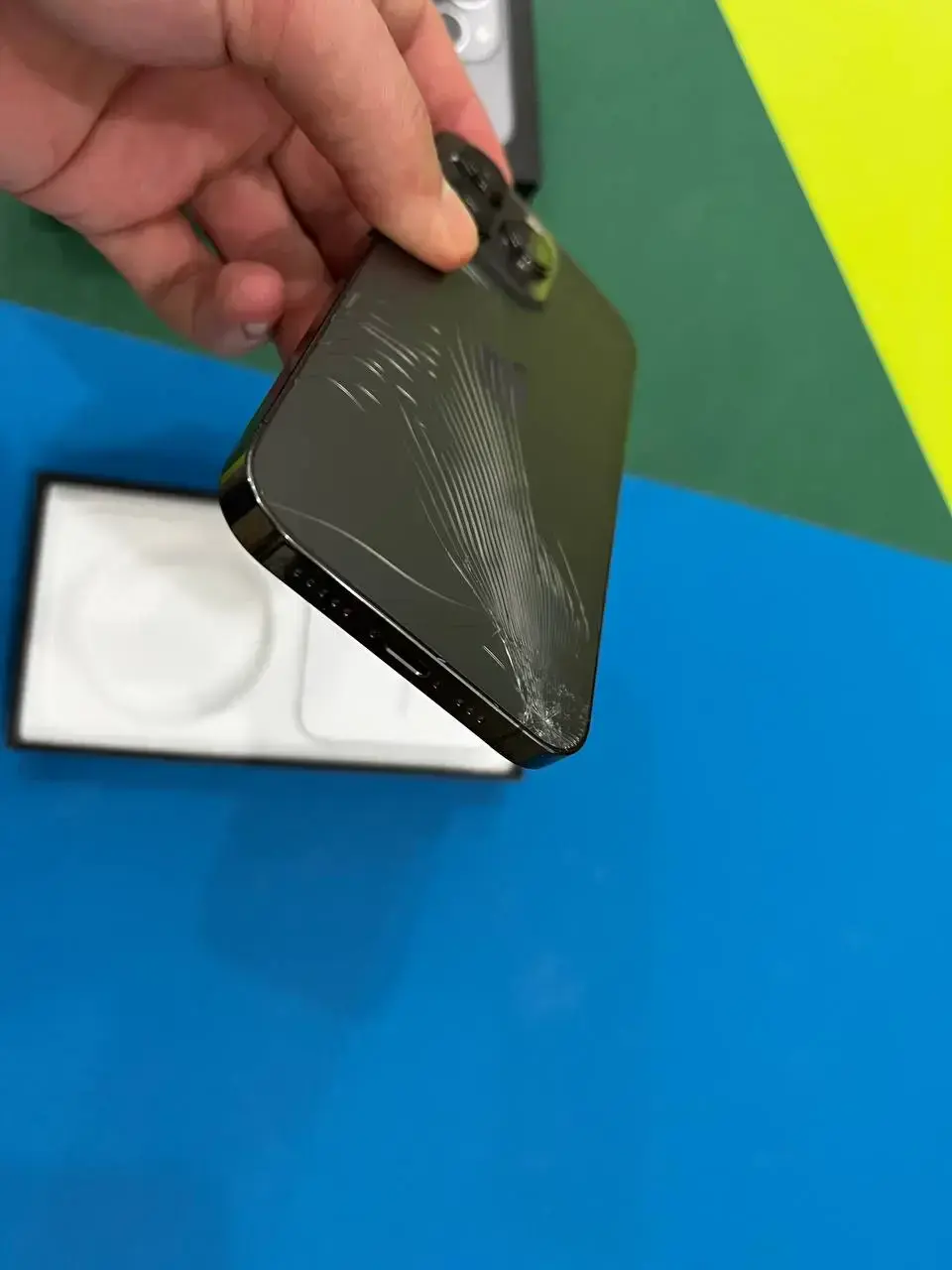 📲USED Apple iPhone 13 Pro 512GB Graphite (MLU13, MLVH3),🔋88% (Стан - 6.5/10, Комплект - повний | гарантія - 1 міс.)