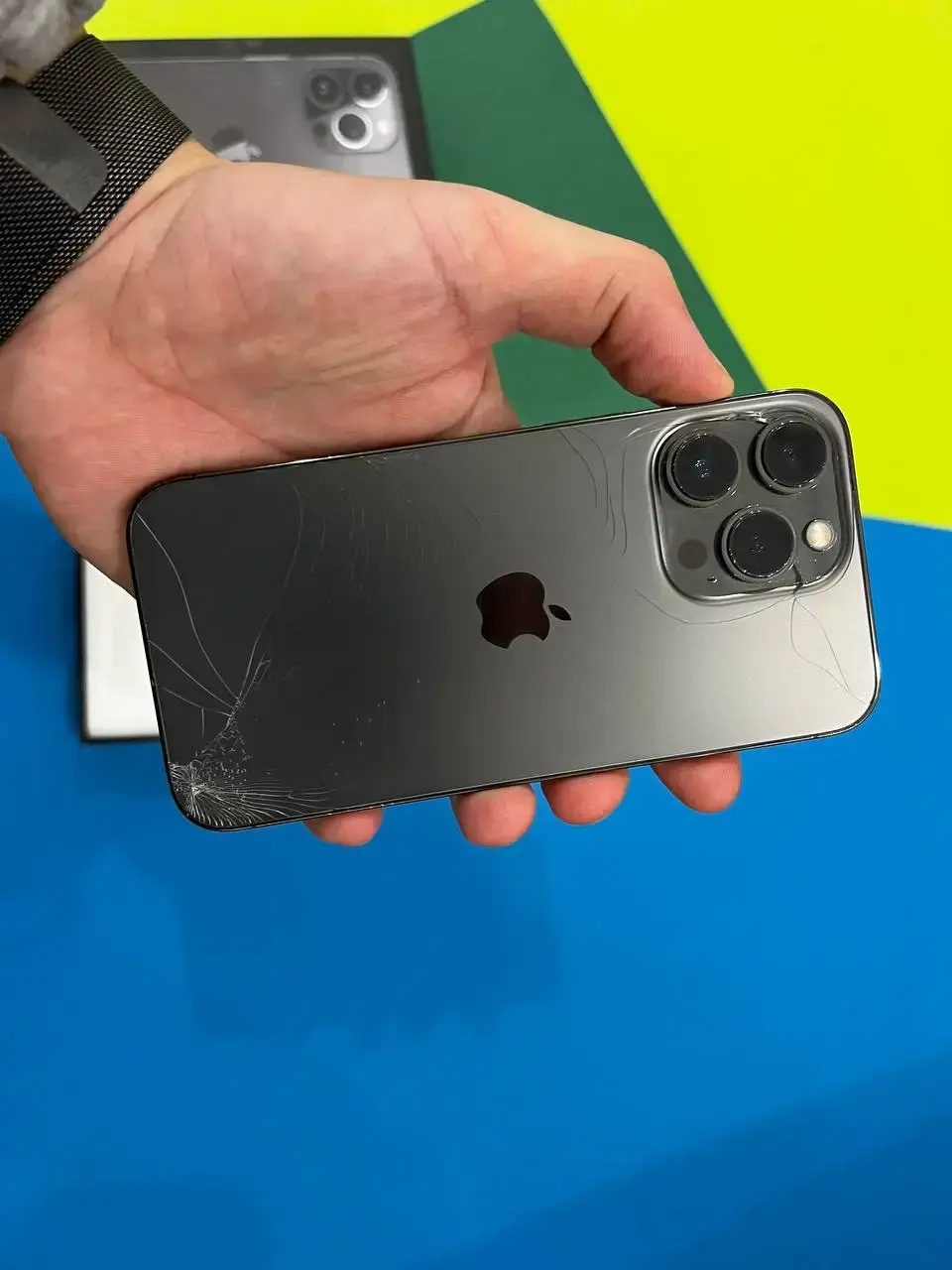📲USED Apple iPhone 13 Pro 512GB Graphite (MLU13, MLVH3),🔋88% (Стан - 6.5/10, Комплект - повний | гарантія - 1 міс.)