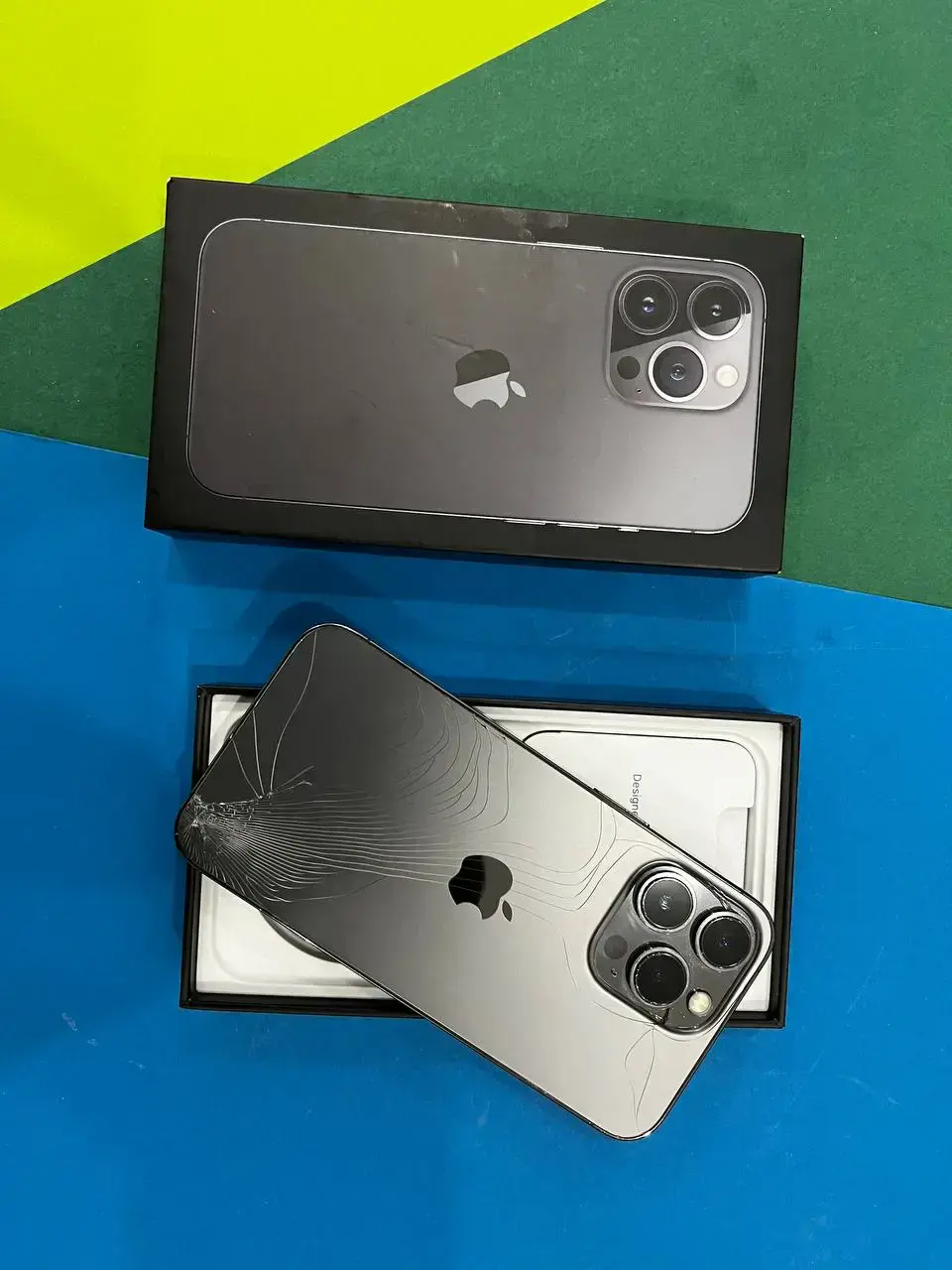 📲USED Apple iPhone 13 Pro 512GB Graphite (MLU13, MLVH3),🔋88% (Стан - 6.5/10, Комплект - повний | гарантія - 1 міс.)