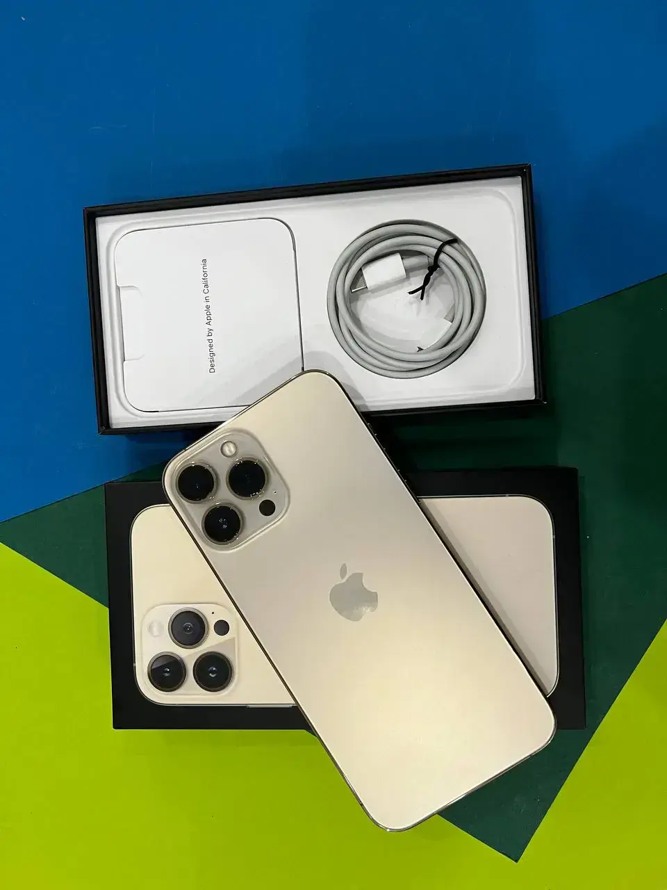 📲USED Apple iPhone 13 Pro Max 256GB Gold (MLKU3, MLLD3),🔋100% (Стан - 10/10, Комплект - повний | гарантія - 1 міс.)