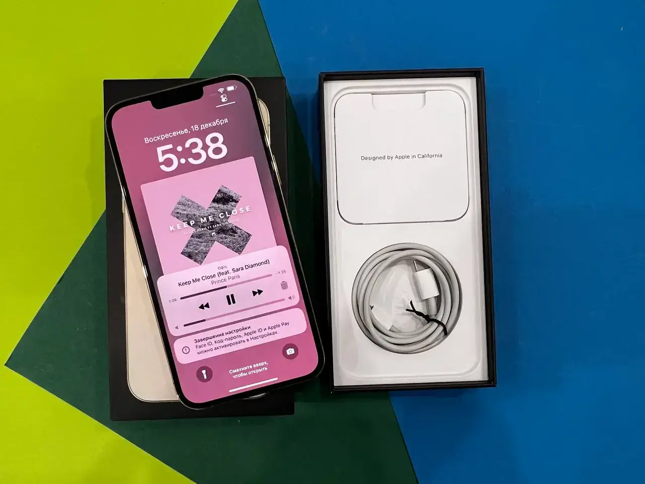 📲USED Apple iPhone 13 Pro Max 256GB Gold (MLKU3, MLLD3),🔋100% (Стан - 10/10, Комплект - повний | гарантія - 1 міс.)
