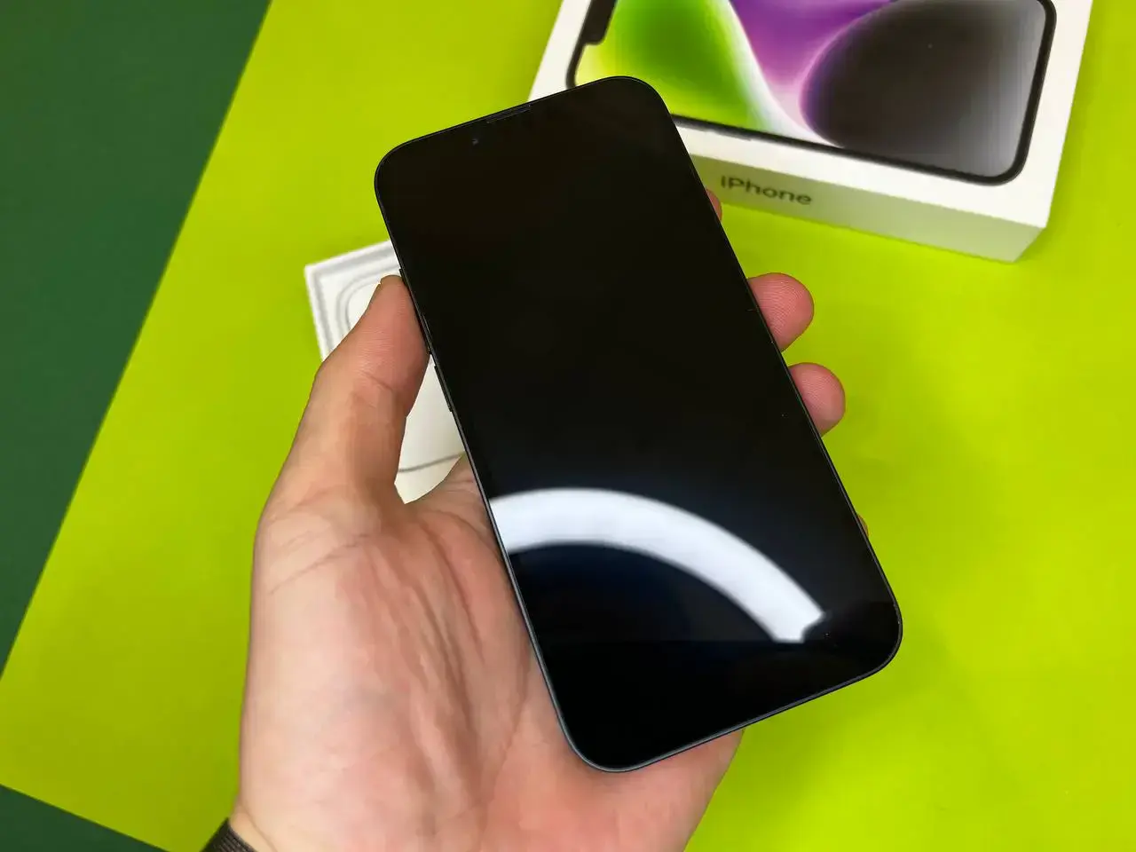 📲USED Apple iPhone 14 128GB Midnight (MPUF3),🔋100% (Стан - 9.5/10, актив 20.10.2022 повний комплект)