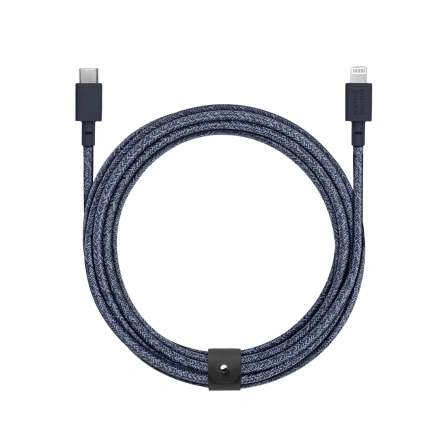 Native Union Belt Cable XL USB-C to Lightning Indigo (3 m) (BELT-CL-IND-3-NP)