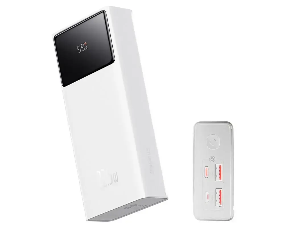 Зовнішній акумулятор Baseus Star Lord Display 22.5W 30000 mAh White (PPXJ060102)