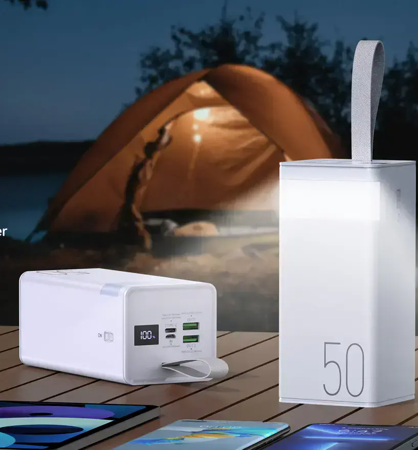 Зовнішній акумулятор REMAX Chinen Series Fast Charging Power Bank with LED Light 50000mAh 22.5W (RPP-321)