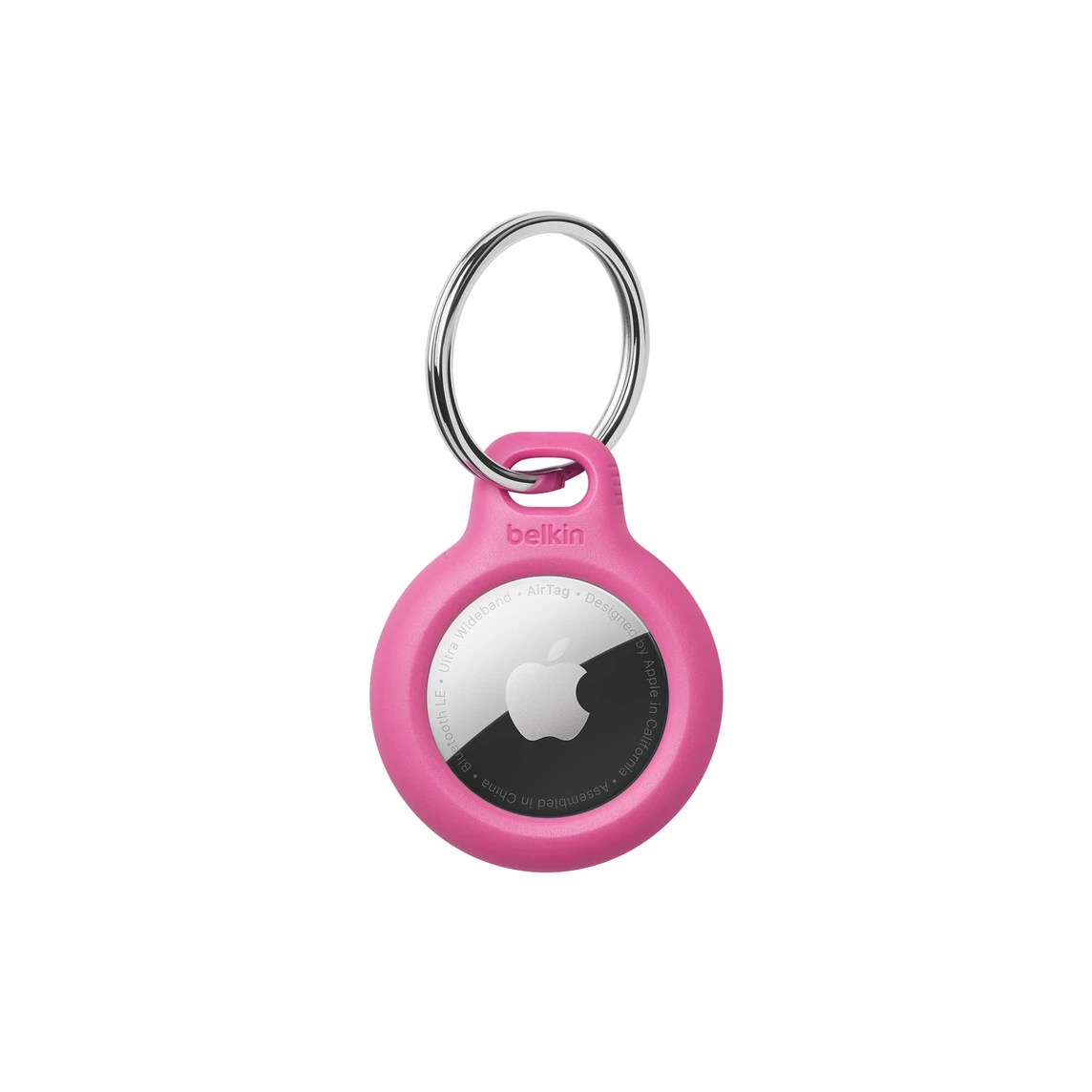 Belkin Secure Holder with Key Ring for AirTag – Pink (HNPT2, F8W973dsPNK)