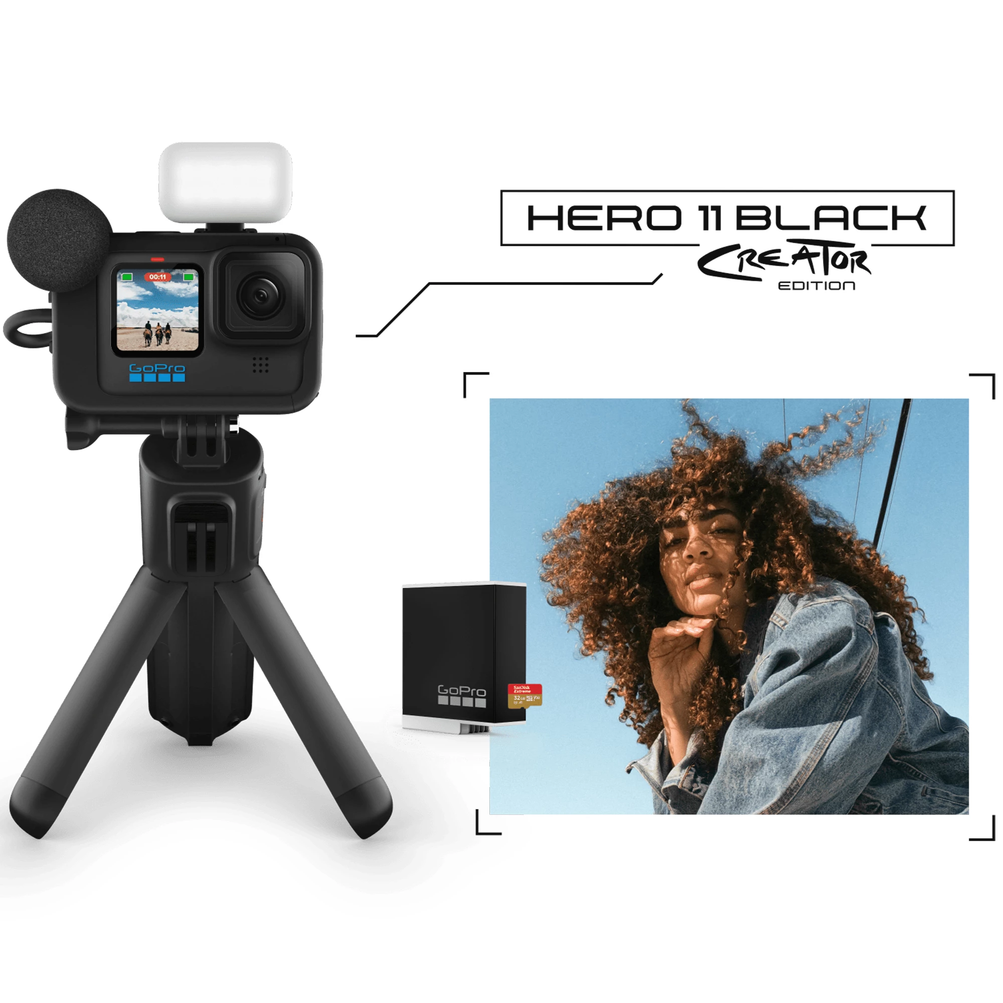 Екшн-камера GoPro HERO11 Black Creator Edition Bundle (CHDFB-111-EU)