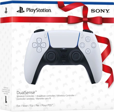 Бездротовий геймпад Sony DualSense White GW - в подарунковій упаковці (970686)