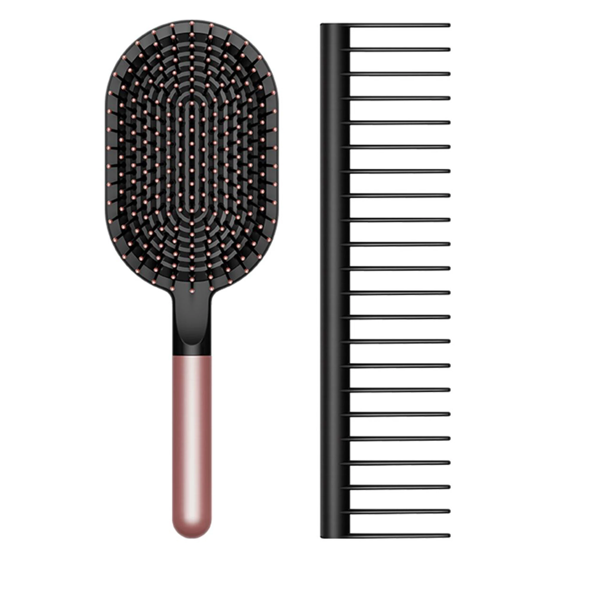 Набір щіток Dyson-designed Paddle brush and Detangling comb Rose/Black (965003-05)