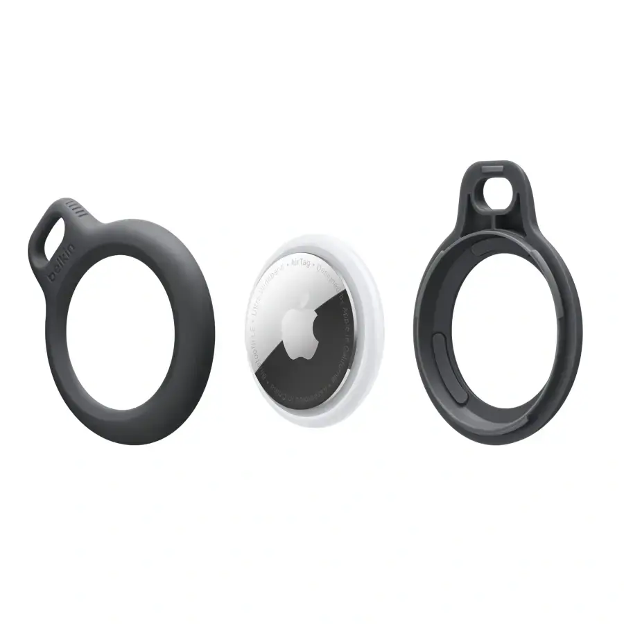 Belkin Secure Holder with Key Ring for AirTag – Black (HNPR2)