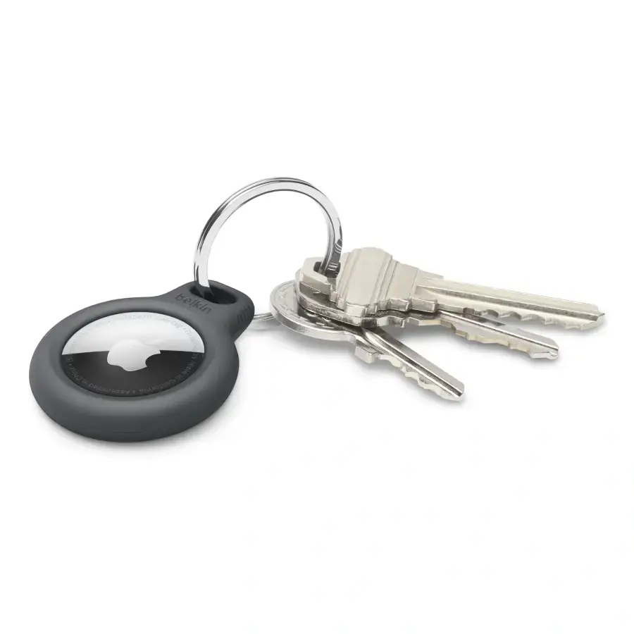 Belkin Secure Holder with Key Ring for AirTag – Black (HNPR2)