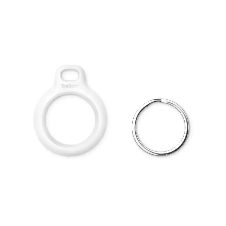 Belkin Secure Holder with Key Ring for AirTag – White (HNPS2)