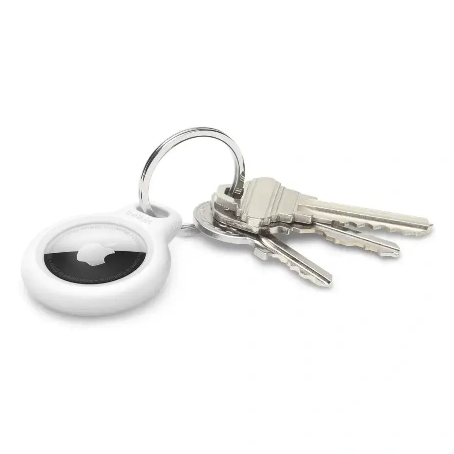 Belkin Secure Holder with Key Ring for AirTag – White (HNPS2)