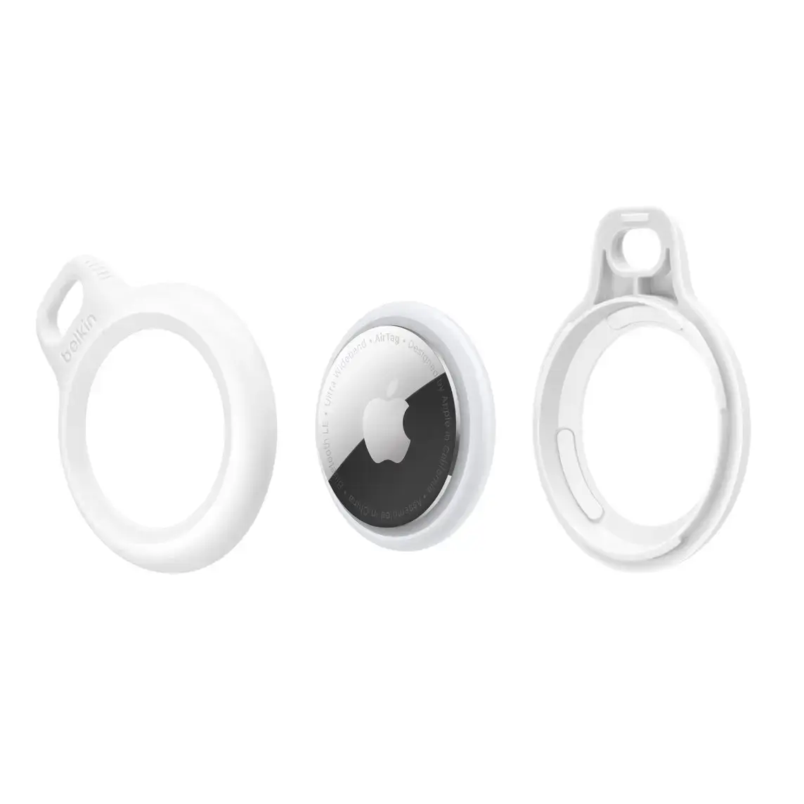 Belkin Secure Holder with Strap for AirTag – White (HNPW2, F8W974btWHT)