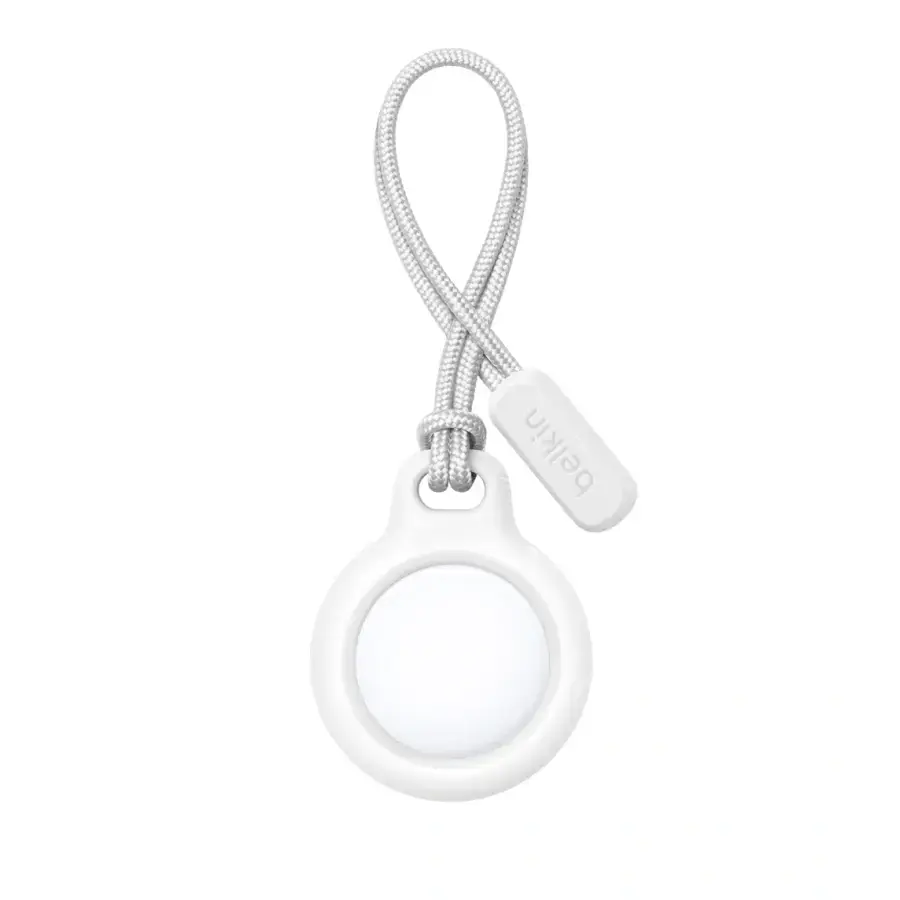 Belkin Secure Holder with Strap for AirTag – White (HNPW2, F8W974btWHT)