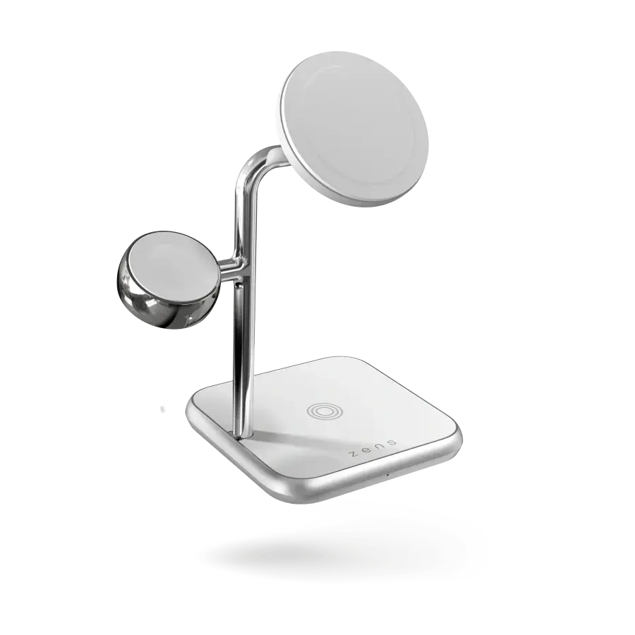 Беспроводная зарядная станция Zens 4-in-1 MagSafe + Watch Wireless Charging Station - White (ZEDC22W/00)