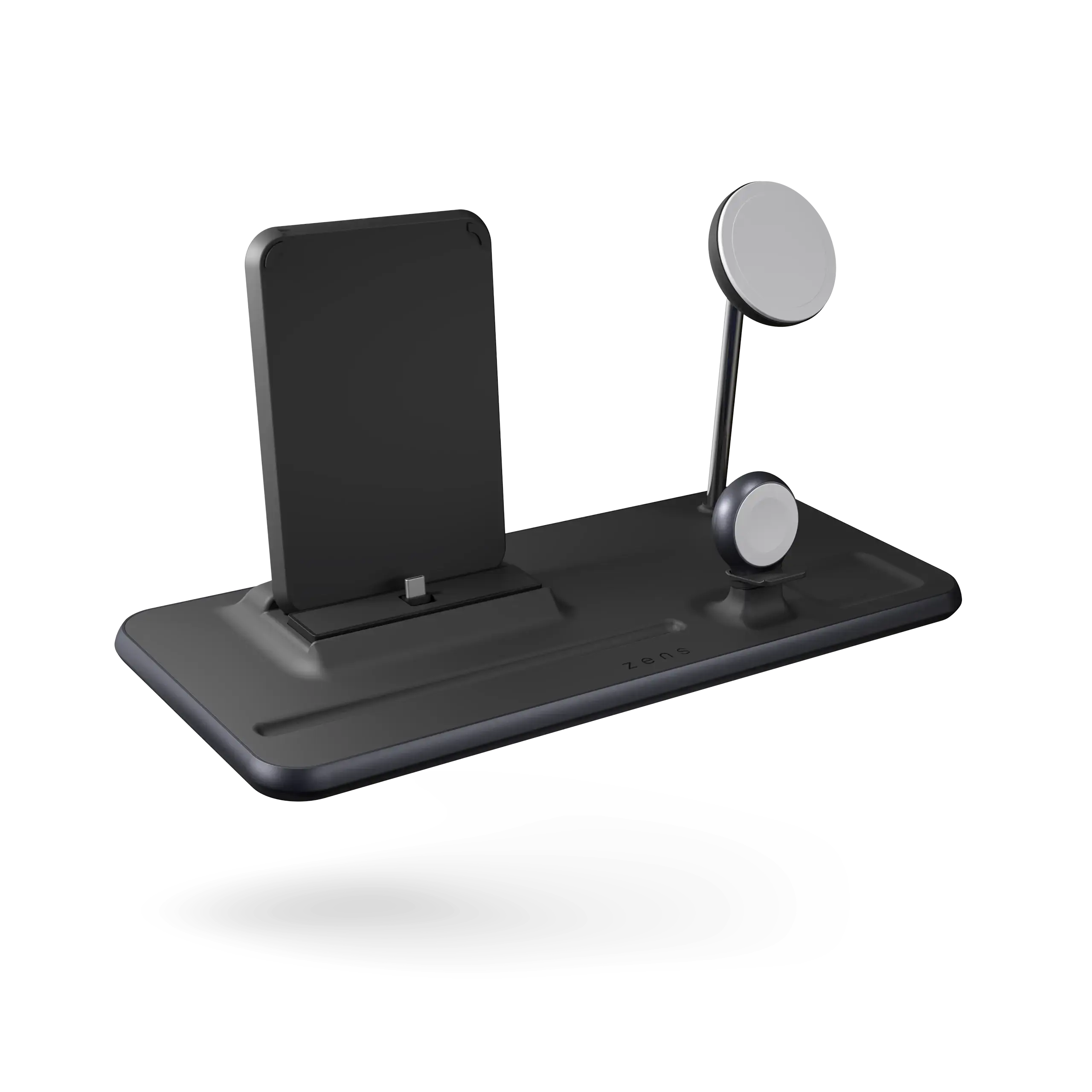 Бездротовий зарядний пристрій Zens 4-in-1 MagSafe + Watch + iPad Wireless Charging Station - Black (ZEDC21B/00)