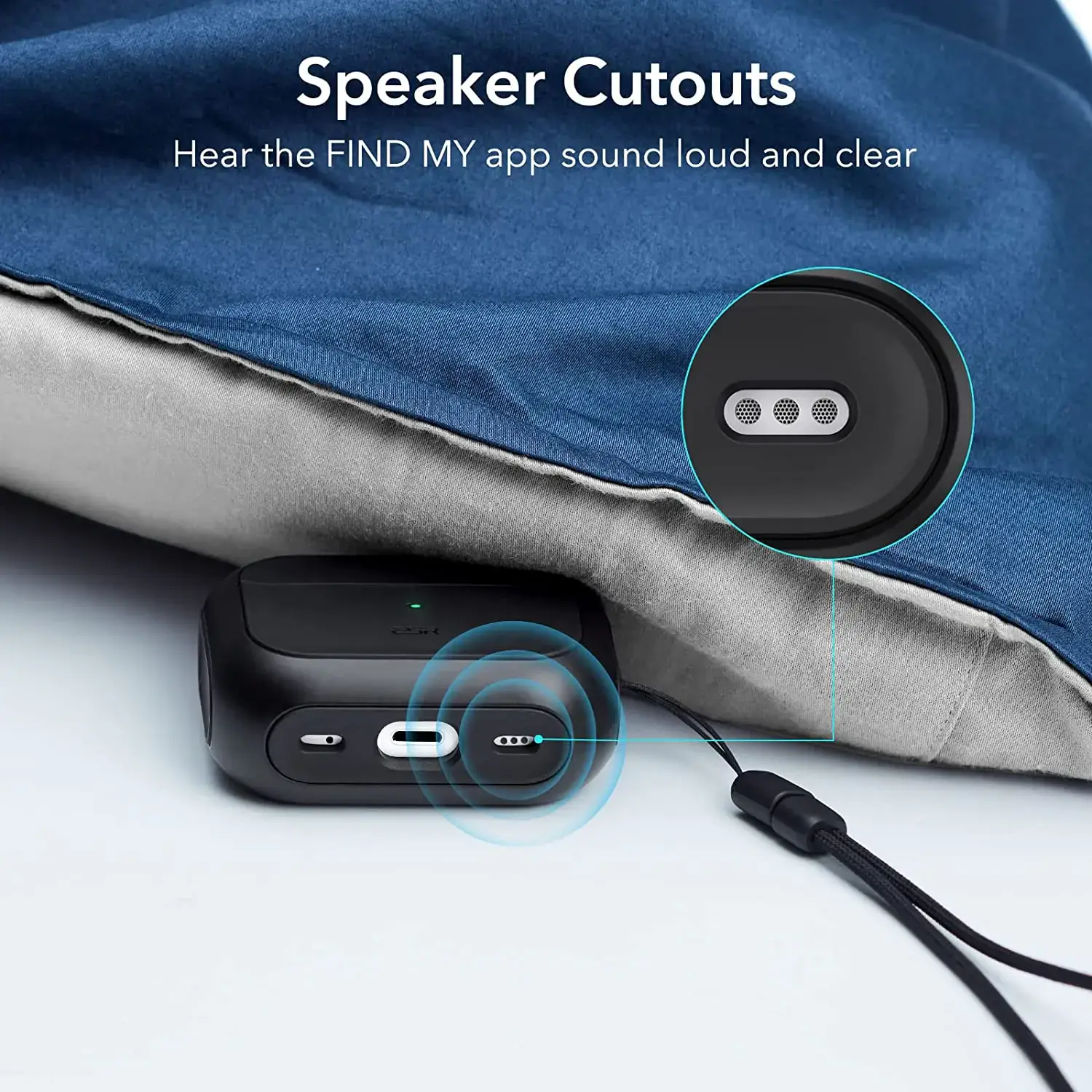 Чехол ESR Orbit Hybrid Case for Airpods Pro 2nd Gen - Black (X003EQT8UL)
