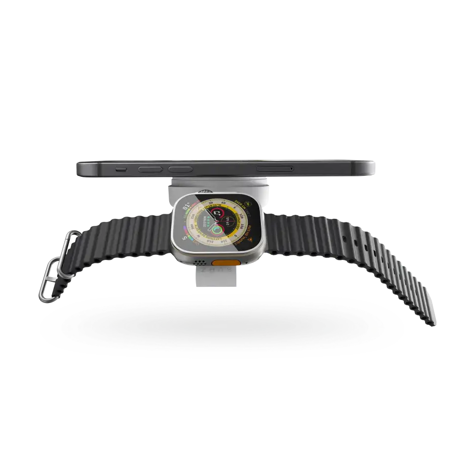 Дорожное зарядное устройство Zens 2-in-1 MagSafe + Watch Travel Charger - White (ZEDC24W/00)