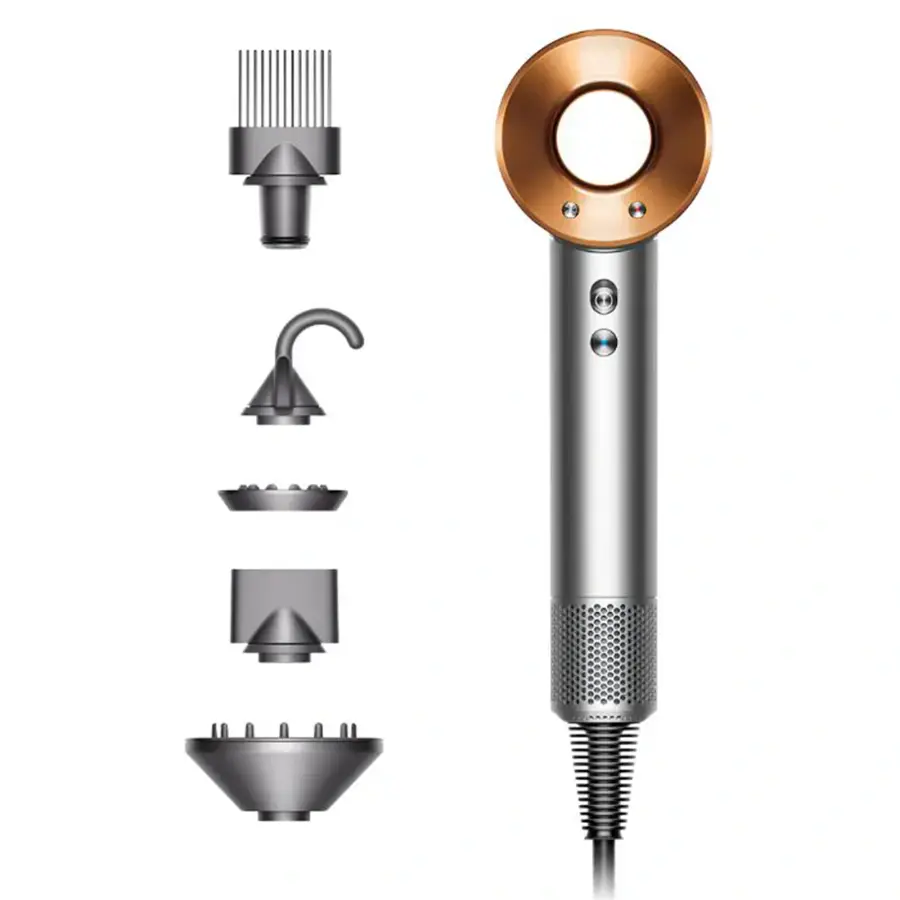 Фен для волосся Dyson Supersonic HD07 Nickel/Copper (389922-01)