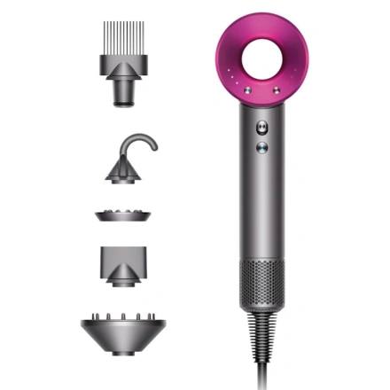 Фен для волос Dyson Supersonic HD07 Iron/Fuchsia (386732-01)