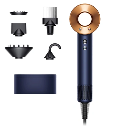 Фен для волос Dyson Supersonic HD07 Special Gift Edition Prussian Blue/Rich Copper (412525-01)