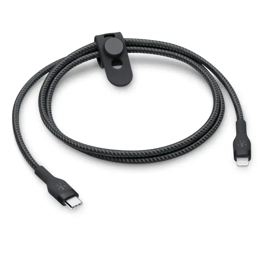 Кабель Belkin BOOST↑Charge Pro Flex USB-C Cable with Lightning Connector (1m) (CAA011ds1MPK, HPYH2)