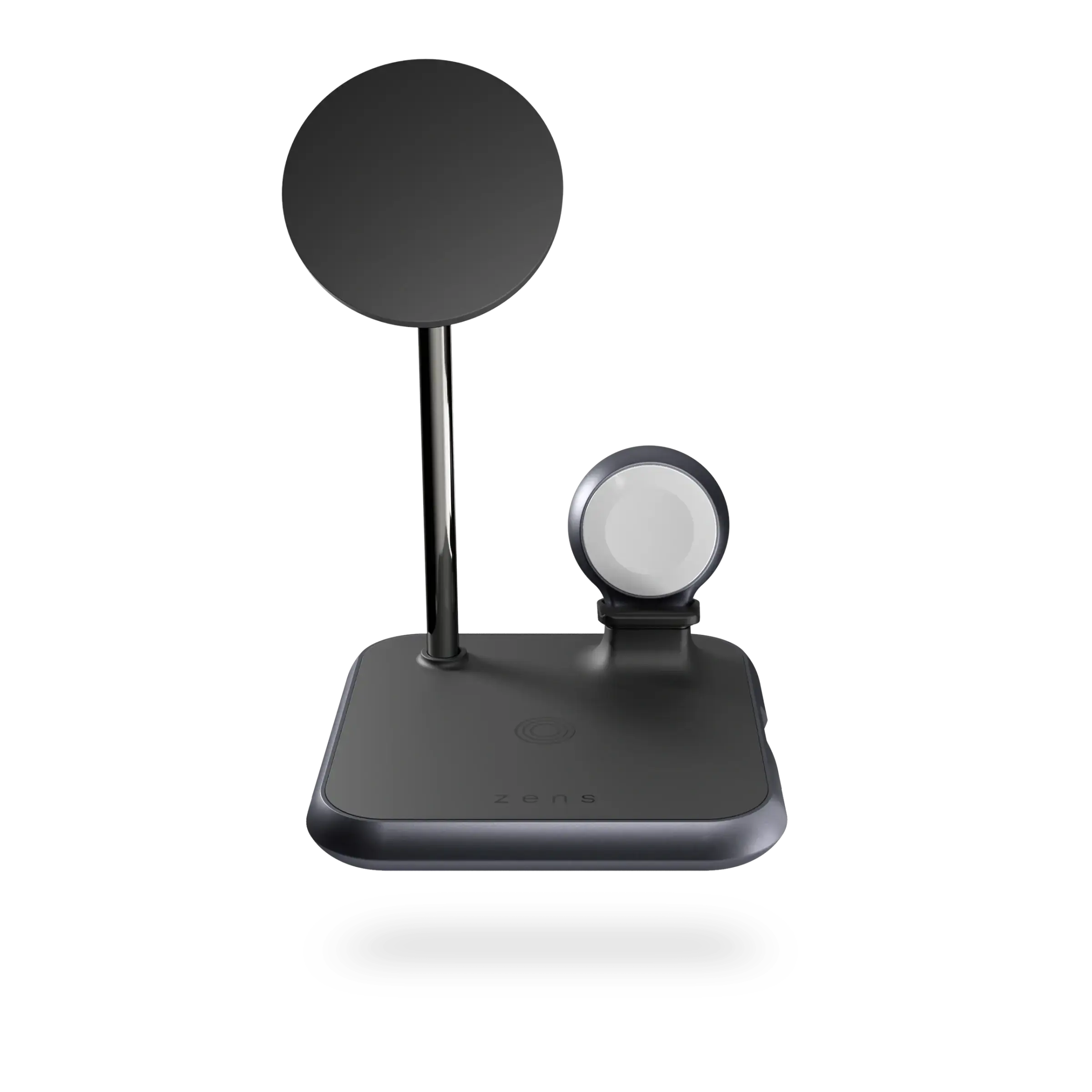 Магнітний бездротовий зарядний пристрій 4-в-1 Zens Magnetic + Watch Aluminium Wireless Charger Black (ZEDC20B/00)