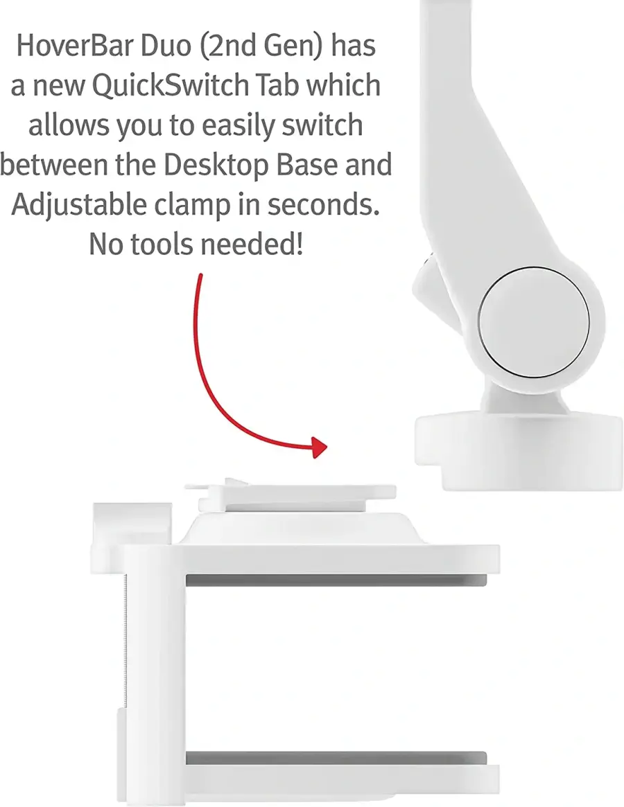 Подставка Twelve South HoverBar Duo (2nd Gen) for iPads/Tablets Matte - White (12-2144)