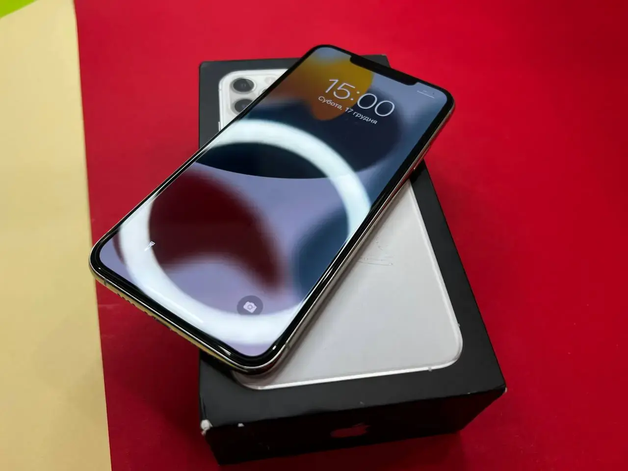 📲USED Apple iPhone 11 Pro Max 256GB Silver (MWH52),🔋88% (Состояние - 9/10, Комплект - iPhone, кабель зарядки | гарантия - 1 мес.)