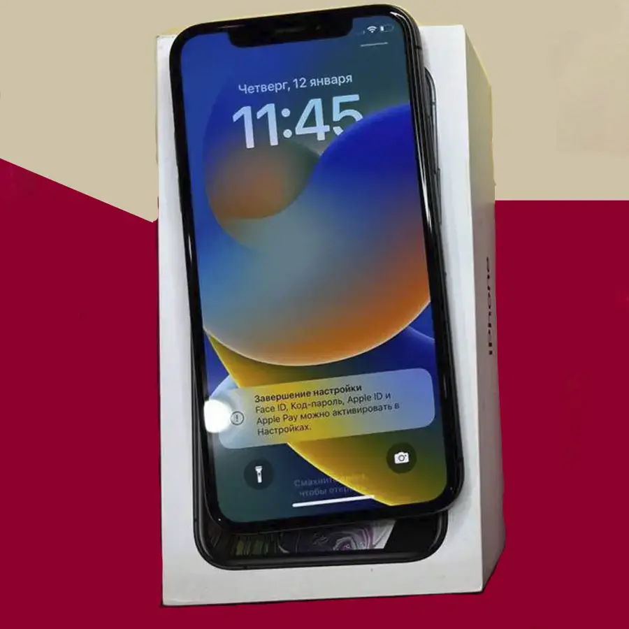 📲USED Apple iPhone XS 256GB Space Gray (MT9H2),🔋100% (Стан - 9/10, Комплект - iPhone, коробка | гарантія - 1 міс.)