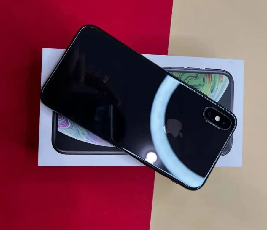📲USED Apple iPhone XS 64GB Space Gray (MT9E2), 100% (Стан - 9/10, Комплект - iPhone, коробка | гарантія - 1 міс.)