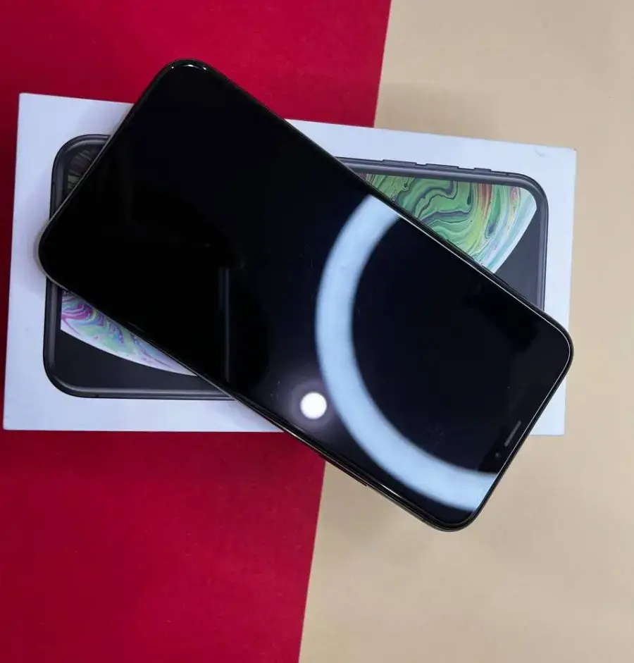 📲USED Apple iPhone XS 64GB Space Gray (MT9E2), 100% (Стан - 9/10, Комплект - iPhone, коробка | гарантія - 1 міс.)