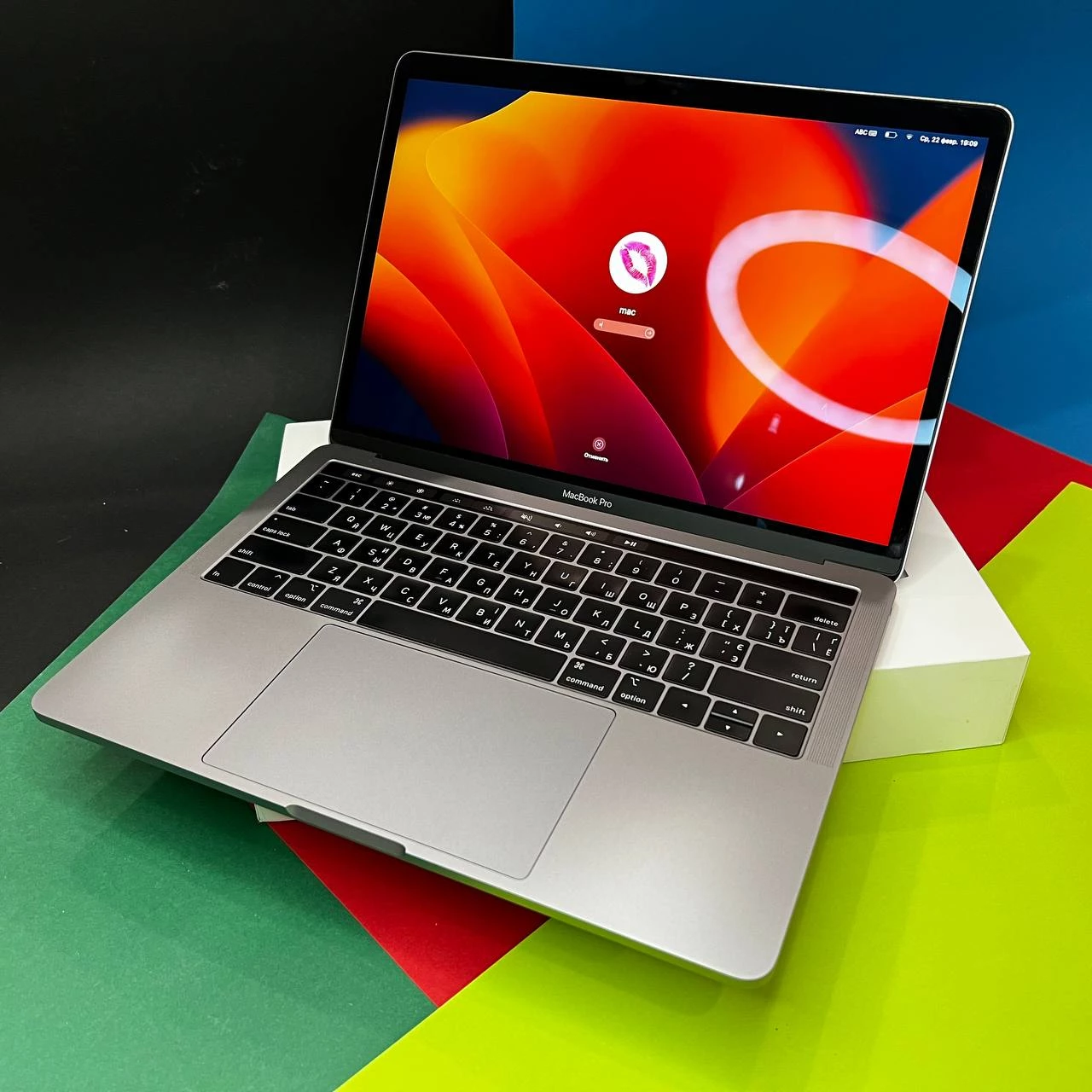 💻 USED MacBook Pro 13" Space Gray (MUHP2) 2019 (i5/8GB/256SSD), (Стан - 8/10. Комплект - повний, гарантія - 1 міс.) - Cycle 255