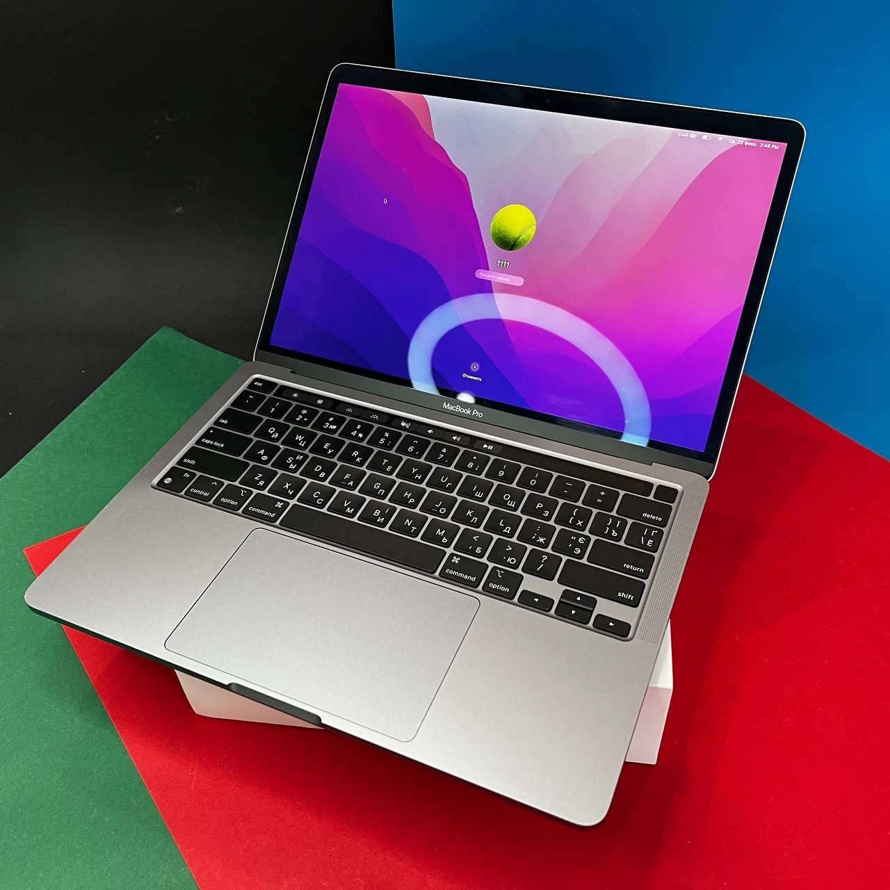 💻 USED MacBook Pro 13" Space Gray (MXK32) 2020 (i5/8GB/256SSD), (Стан - 8.9/10. Комплект - повний, гарантія - 1 міс.) - Cycle 280