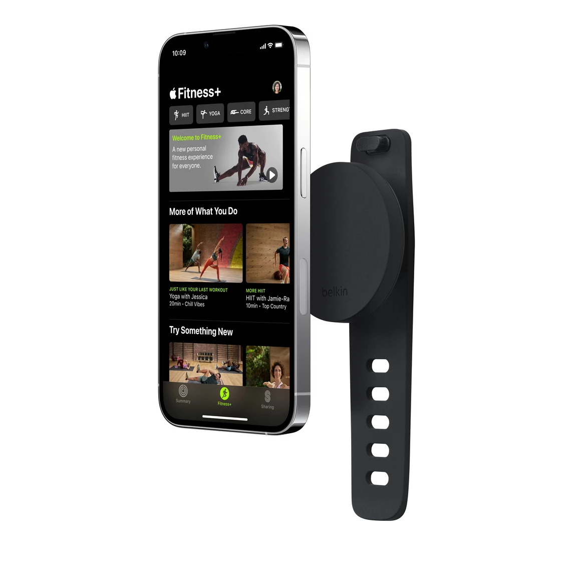 Крепление Belkin Magnetic Fitness Phone Mount with MagSafe (HPT82, MMA005dsBK, MMA005btBK)