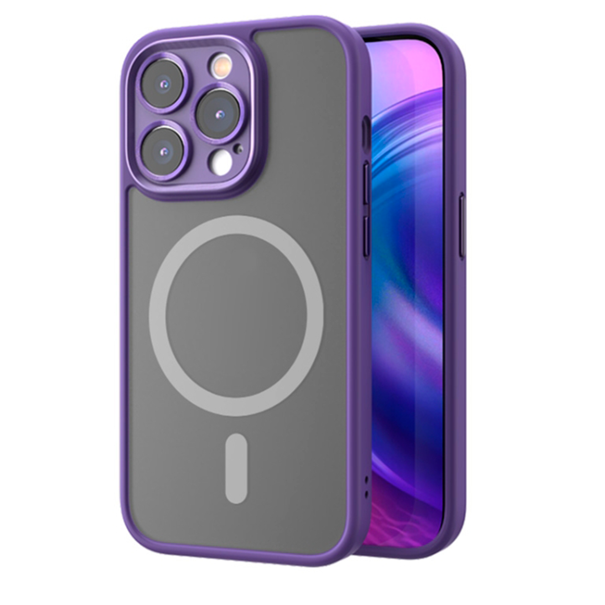 Чехол Rock Guard Touch Protection Case with Magsafe для iPhone 14 Pro - Purple (RPC3035)