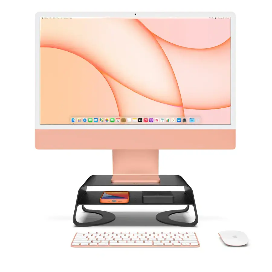 Алюмінієва підставка Twelve South Curve Riser for iMac and Displays - Matte Black (HPJ12)