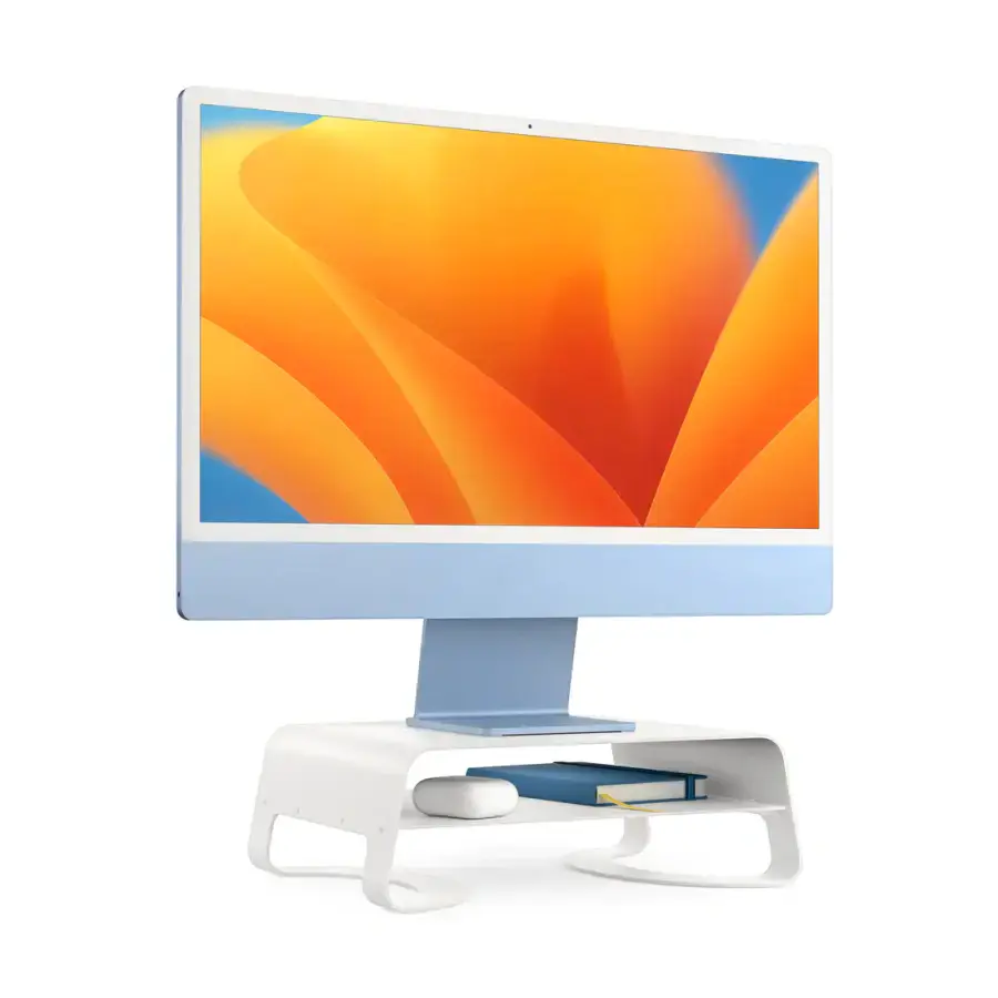 Алюмінієва підставка Twelve South Curve Riser for iMac and Displays - Matte White (12-2142)