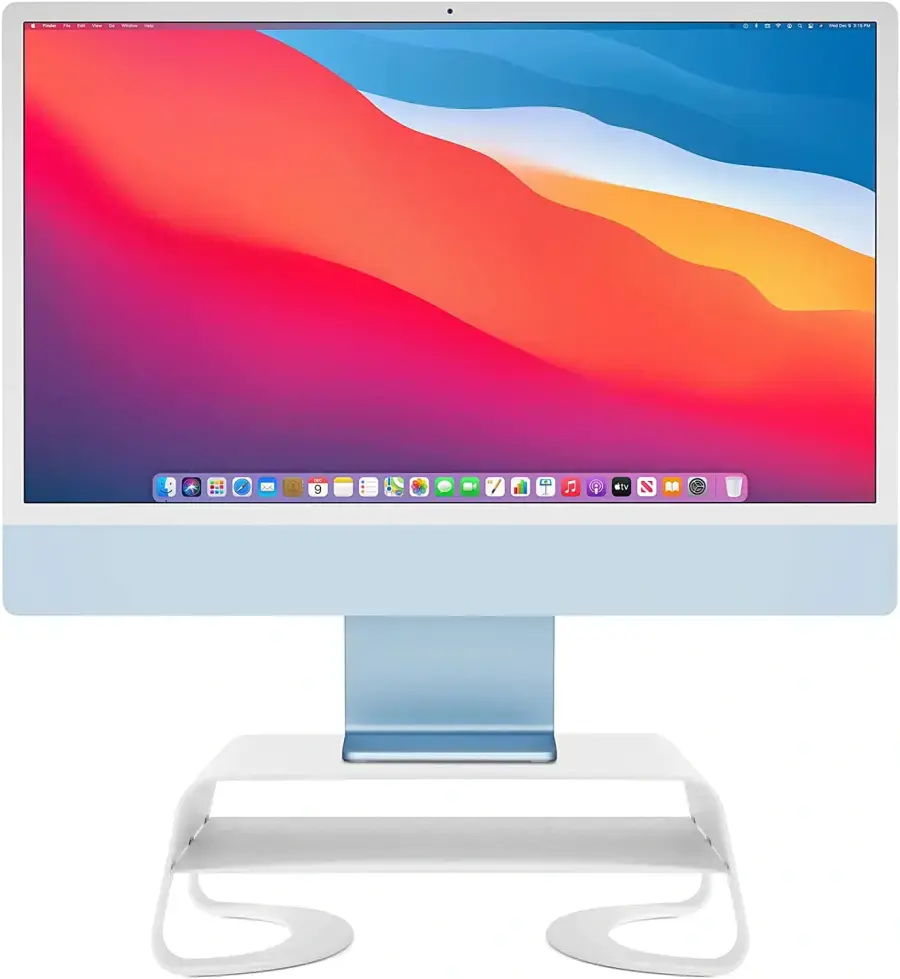 Алюмінієва підставка Twelve South Curve Riser for iMac and Displays - Matte White (12-2142)