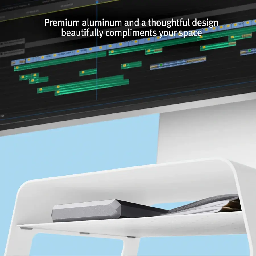 Алюмінієва підставка Twelve South Curve Riser for iMac and Displays - Matte White (12-2142)