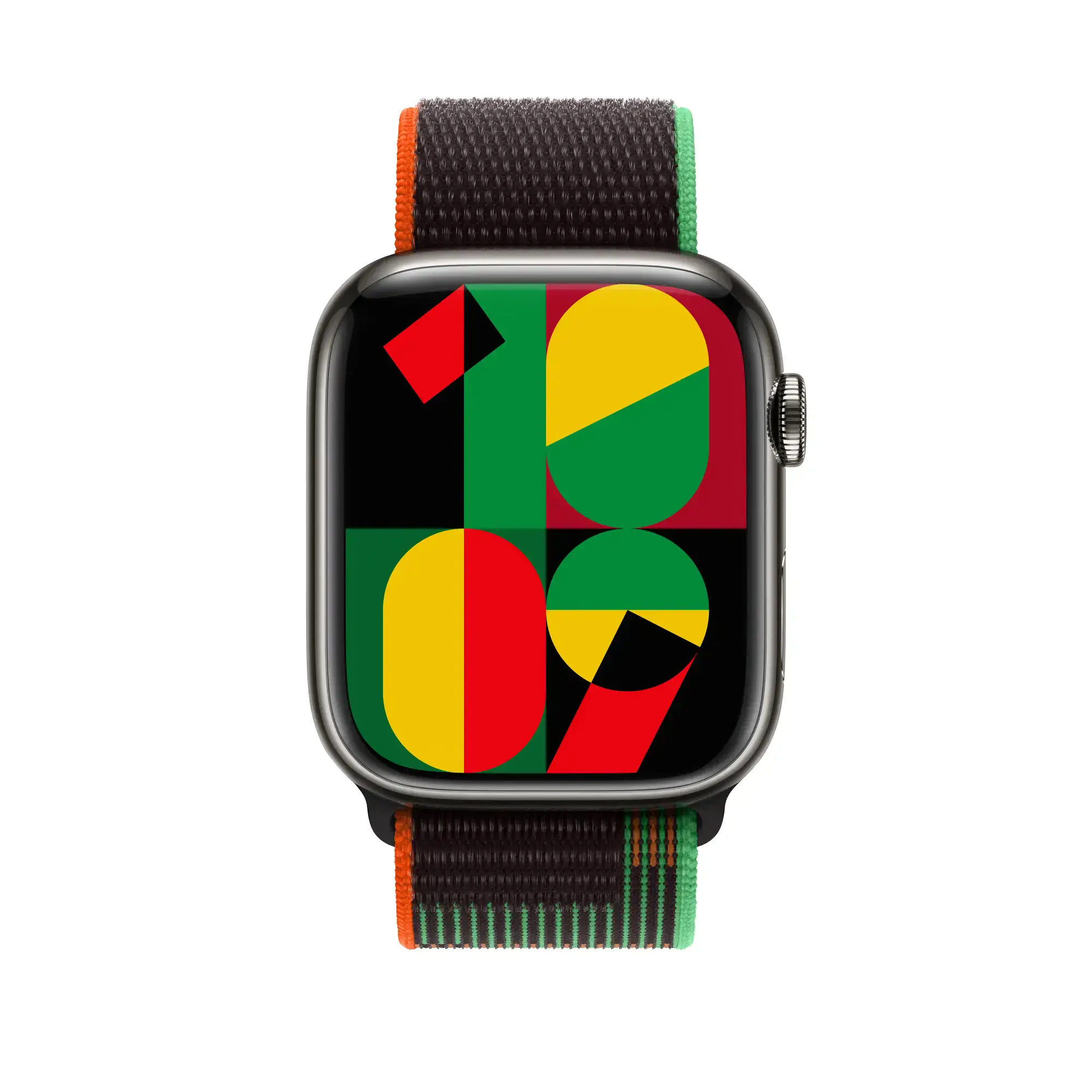 Ремешок Apple Black Unity Sport Loop для Apple Watch 38/40/41/42mm (MQTH3)