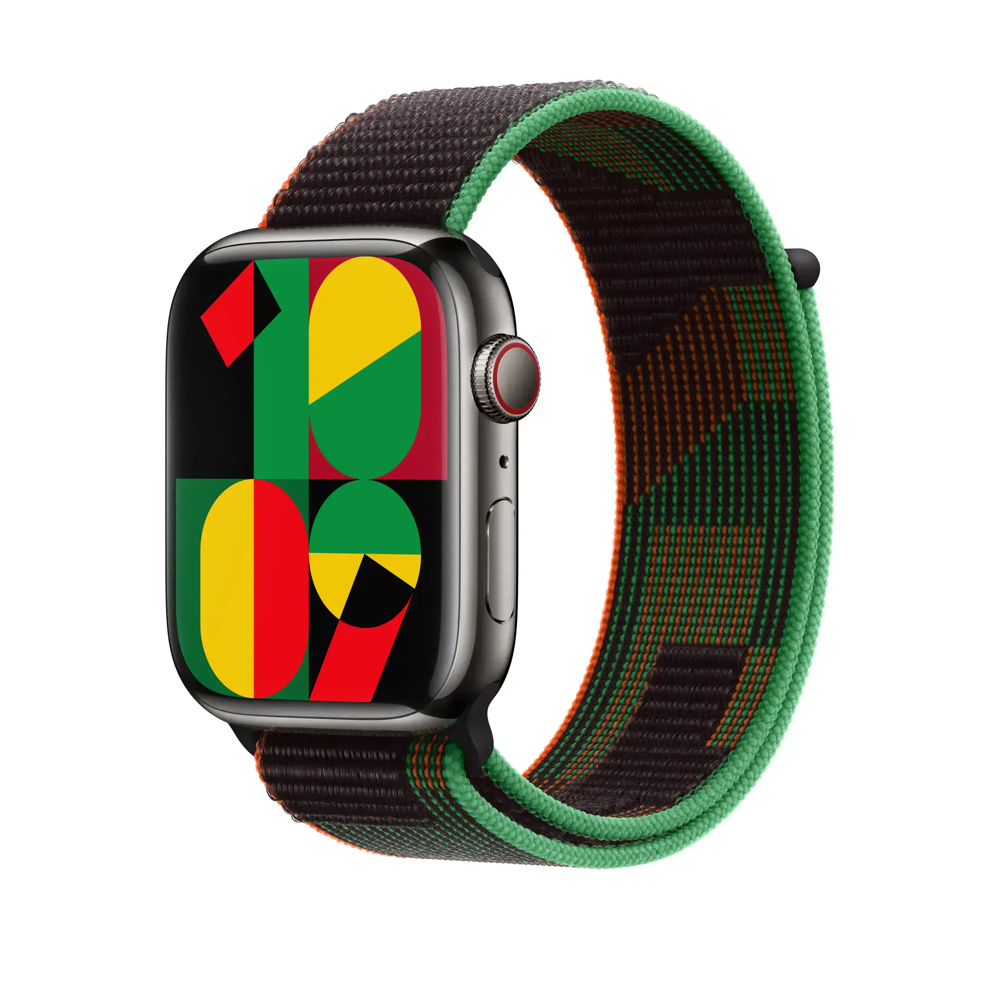 Ремешок Apple Black Unity Sport Loop для Apple Watch 38/40/41/42mm (MQTH3)