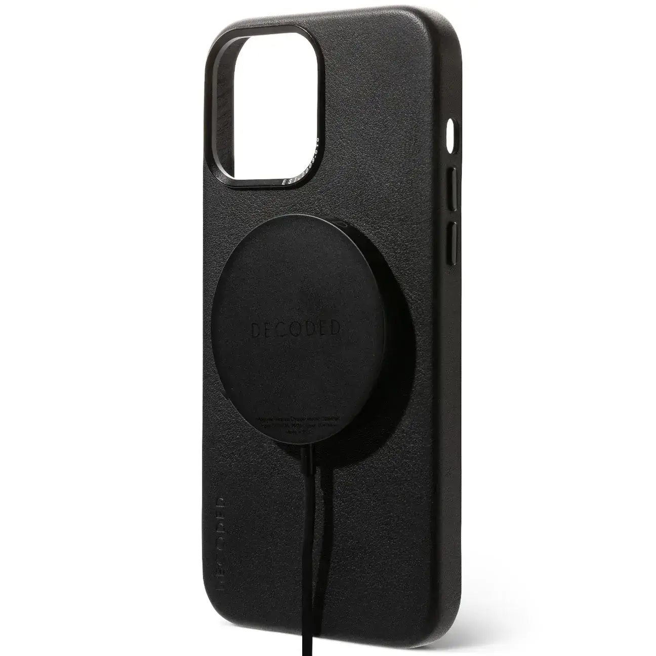 Беспроводное зарядное устройство DECODED Magnetic Wireless Charging Puck Black (D21MSWC1BK)