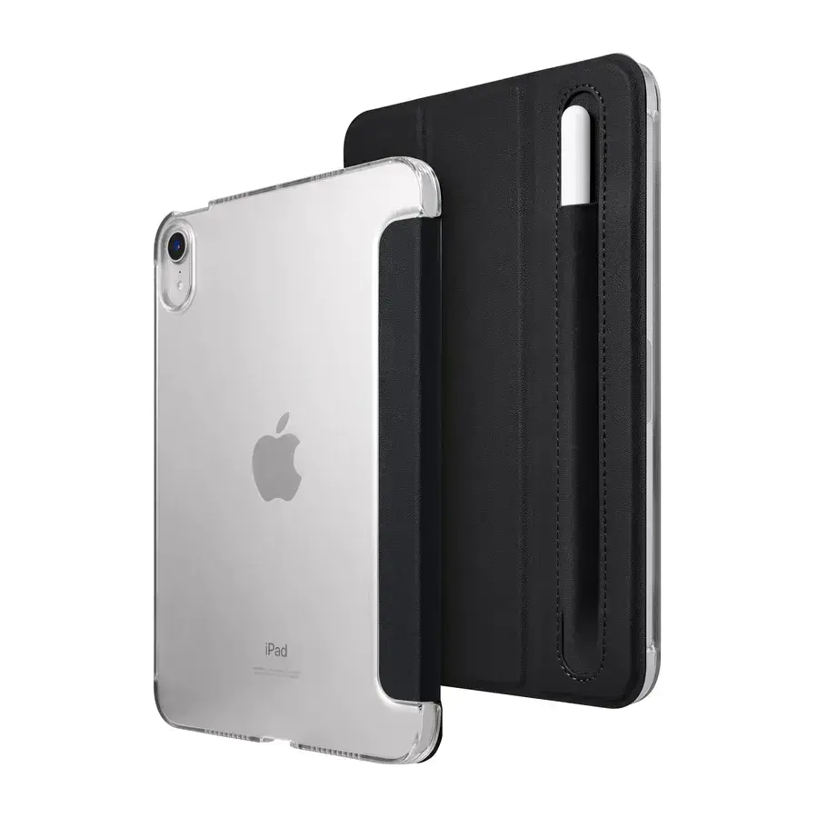 Чохол LAUT HUEX FOLIO case with Pencil Holder for iPad mini 6 2021 - Black (L_IPM6_HP_BK)