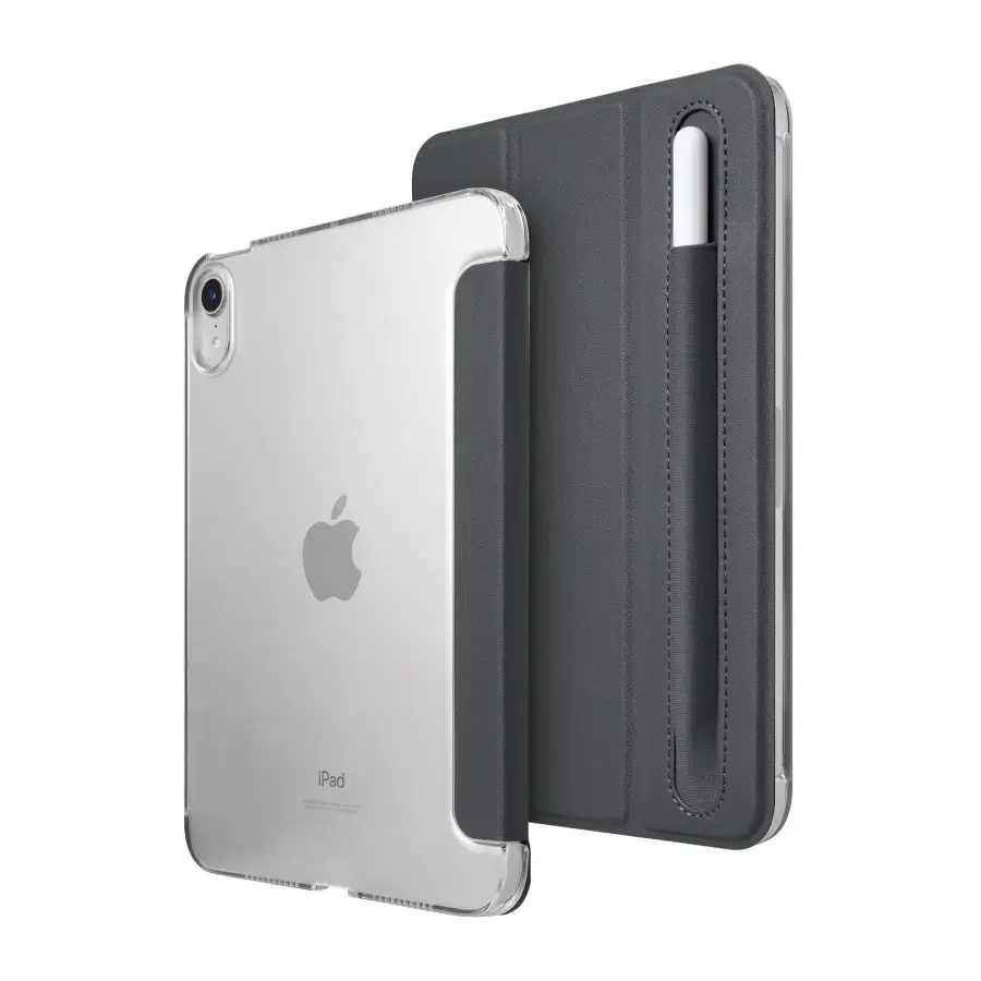 Чохол LAUT HUEX FOLIO case with Pencil Holder for iPad mini 6 2021 - Fog Grey (L_IPM6_HP_GY)