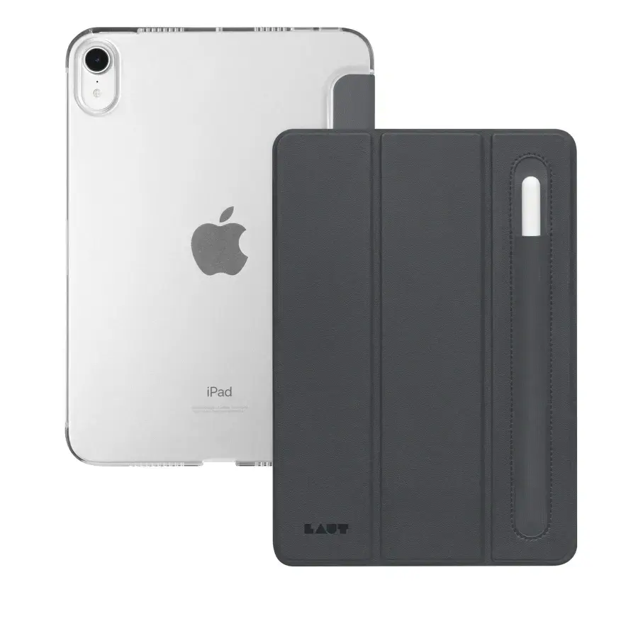 Чохол LAUT HUEX FOLIO case with Pencil Holder for iPad mini 6 2021 - Fog Grey (L_IPM6_HP_GY)
