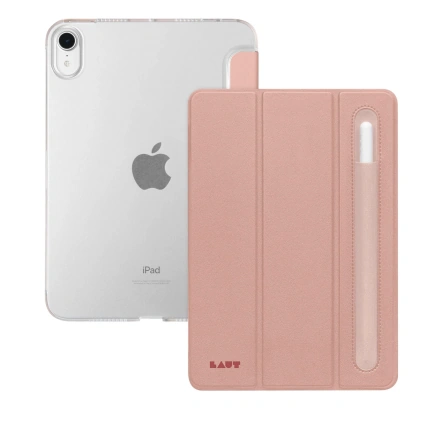 Чохол LAUT HUEX FOLIO case with Pencil Holder for iPad mini 6 2021 - Rose (L_IPM6_HP_P)