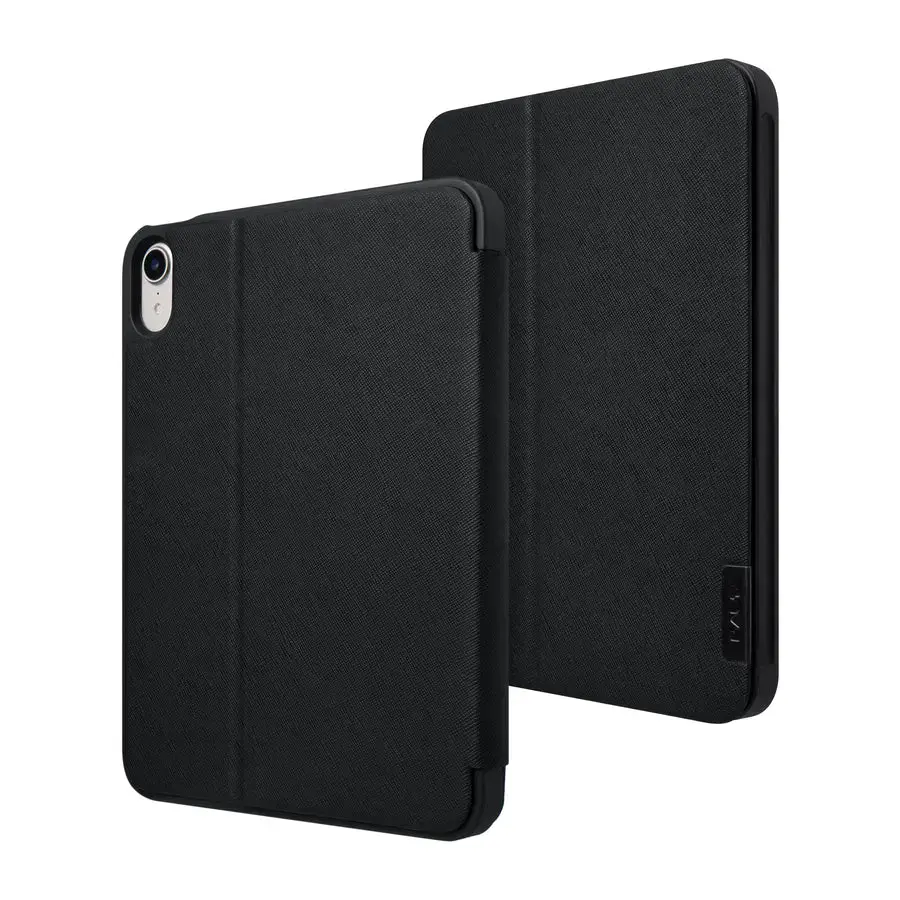 Чехол LAUT PRESTIGE FOLIO case with Pencil Holder for iPad mini 6 2021 - Black (L_IPM6_PR_BK)